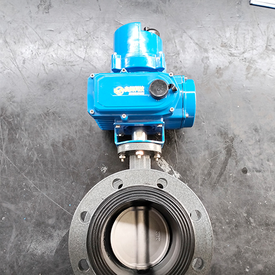 电动法兰蝶阀精小型电动执行器