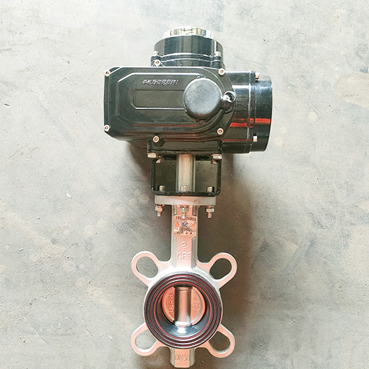 电动对夹蝶阀精小型电动执行器