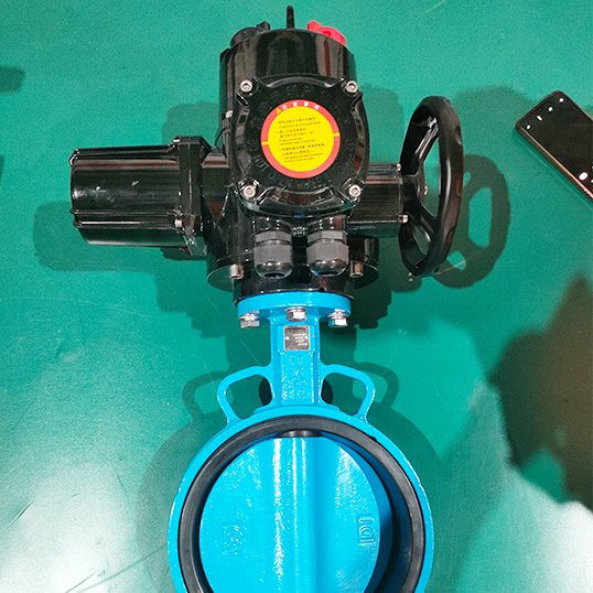 电动对夹蝶阀QB型电动执行器